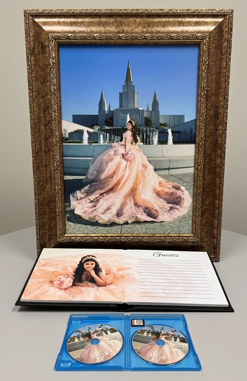 Quinceañera photo album example 1