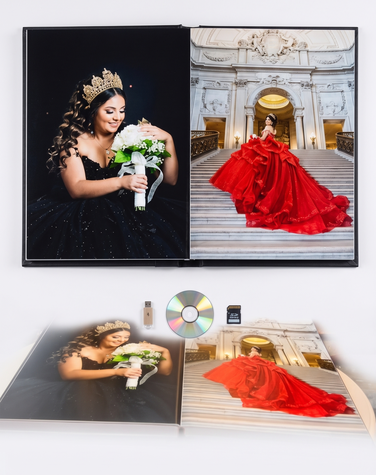 Quinceañera photo album example 2