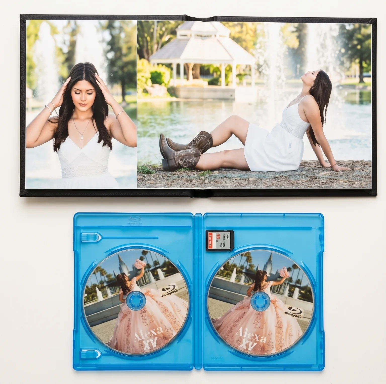 Quinceañera photo album example 5