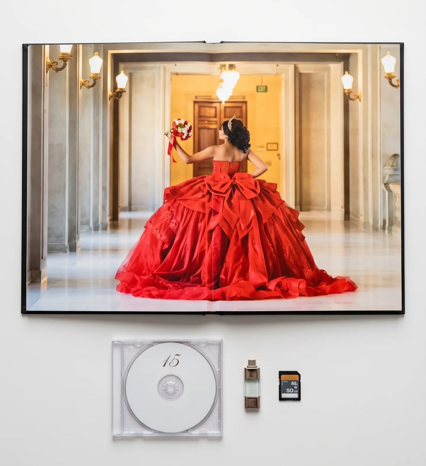 Quinceañera photo album example 8
