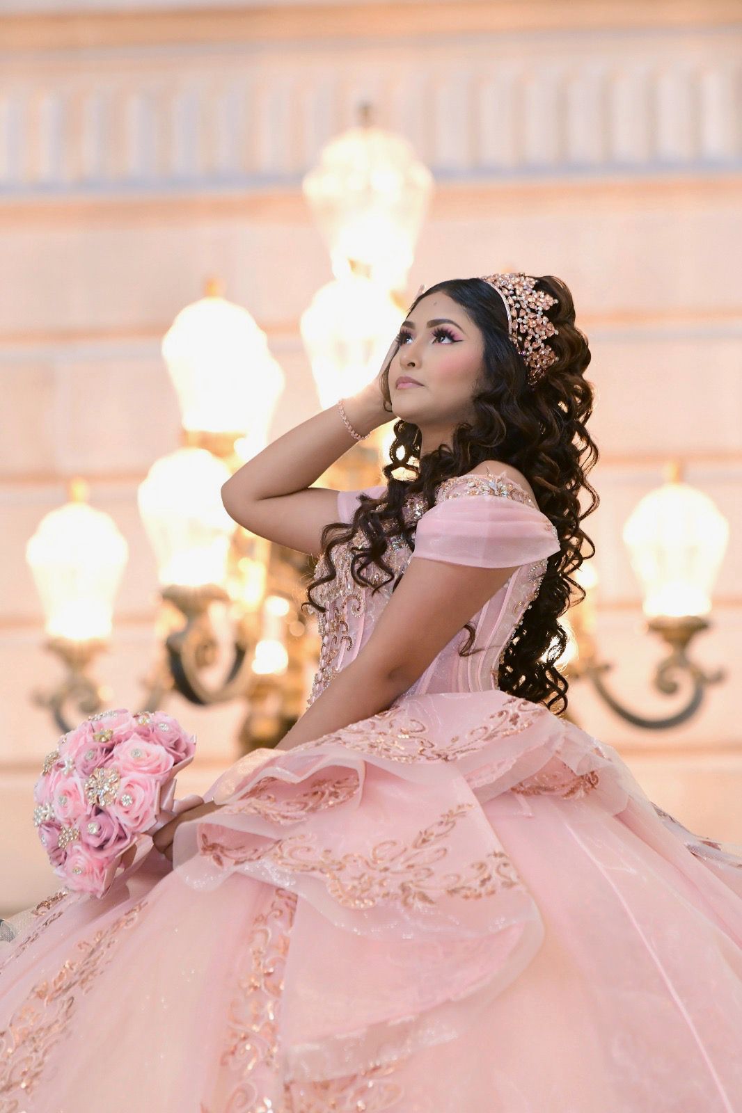 Quinceañera golden hour photography